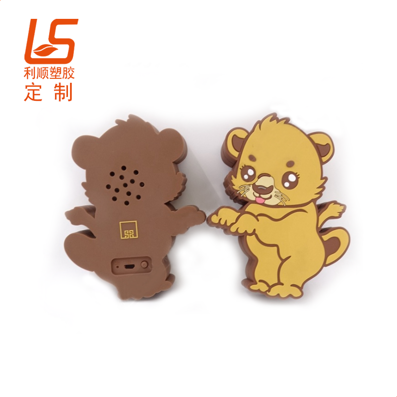 定制PVC軟膠發(fā)聲鑰匙扣 播放聲音硅膠公仔發(fā)聲鑰匙扣 (2)