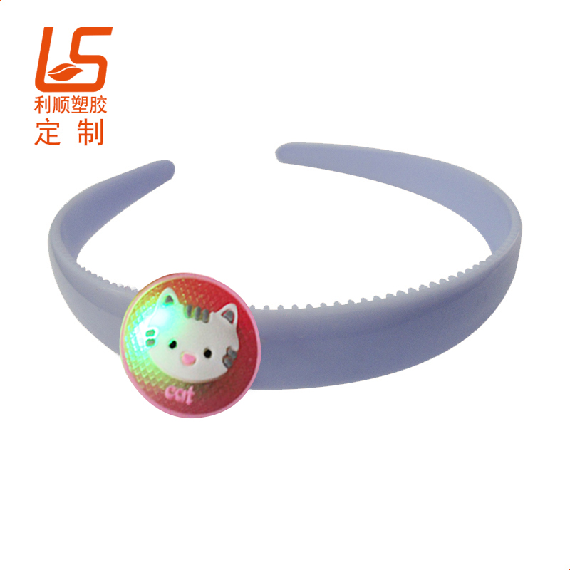 定制兒童LED發(fā)光發(fā)卡 夜間警示LED驅蚊發(fā)光發(fā)夾