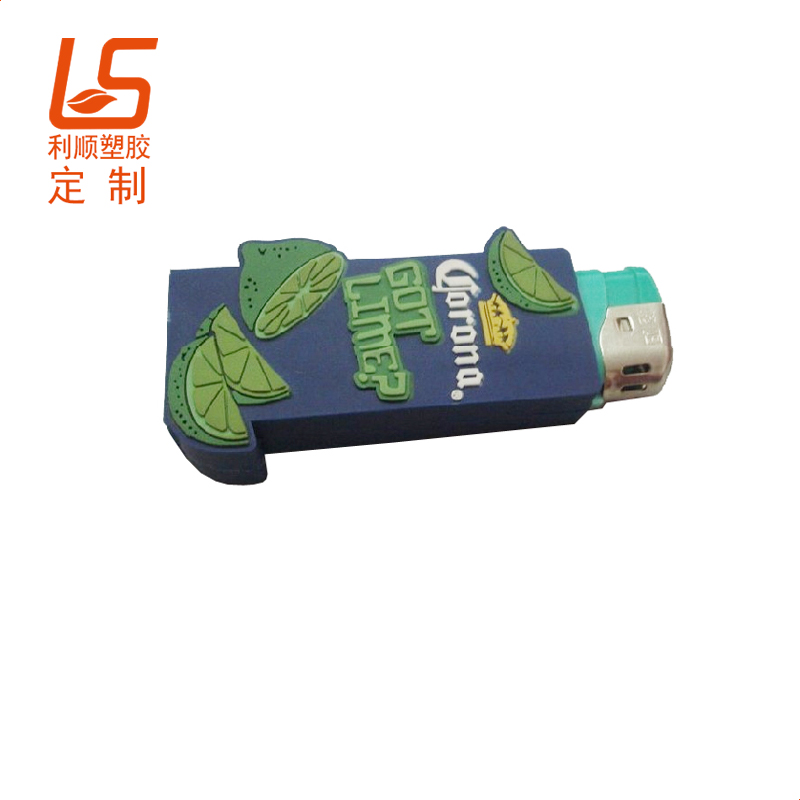 定制軟膠打火機套 滴膠立體圖案打火機套打火機套 (7)