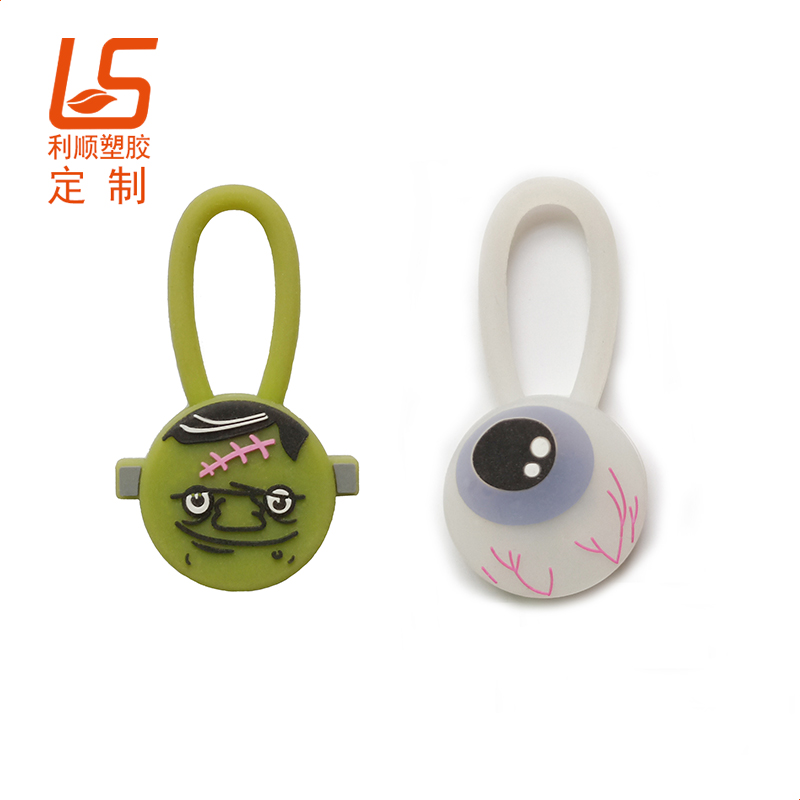 硅膠寵物項(xiàng)圈吊墜 夜間安全警示LED燈吊墜寵物L(fēng)ED發(fā)光吊墜 (3)