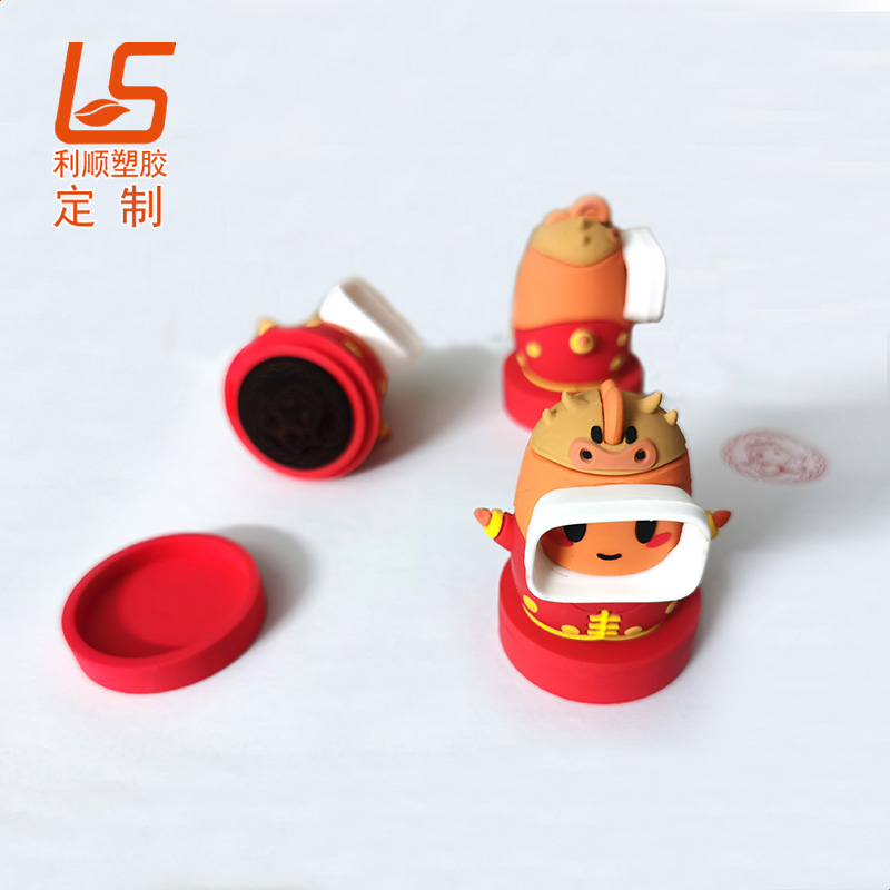 PVC軟膠立體公仔印章 立體公仔光敏儲(chǔ)油印章