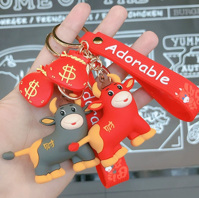 硅膠鑰匙扣,立體公仔禮品